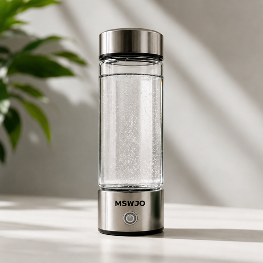 Hydrogen Glass Water Bottle