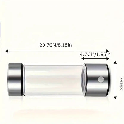 Hydrogen Glass Water Bottle